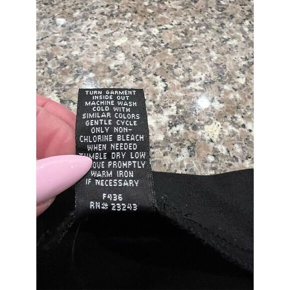 NY & CO Women's Black full length Pencil Skirt Size L Elastic Waist‎ Casual - Picture 8 of 8